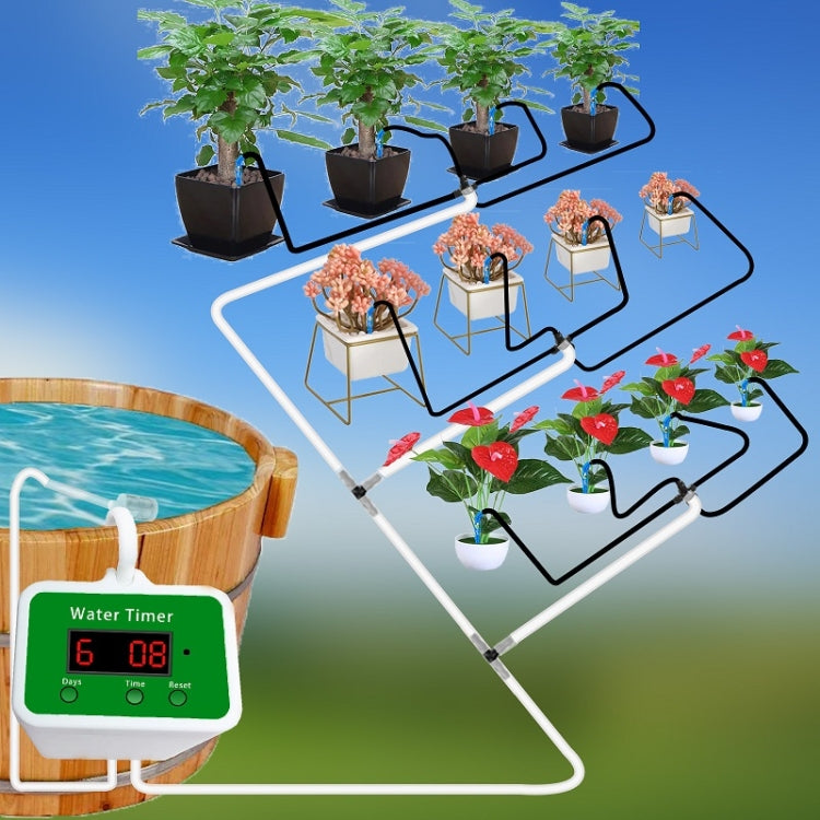 Household Intelligent Drip Irrigation Automatic Watering Timing Machine, Specification: Water 2 Potted Plants