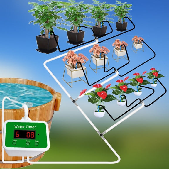 Household Intelligent Drip Irrigation Automatic Watering Timing Machine, Specification: Water 8 Potted Plants