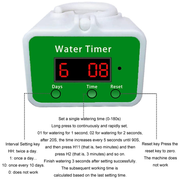 Household Intelligent Drip Irrigation Automatic Watering Timing Machine, Specification: Water 8 Potted Plants