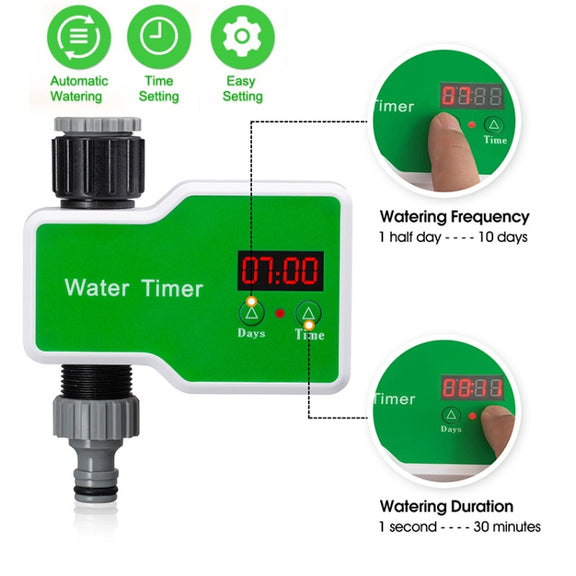 Irrigation System Intelligent Controller Automatic Timed Watering Device, Specification: 1 Water Outlet