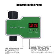 Irrigation System Intelligent Controller Automatic Timed Watering Device, Specification: 20m 20sets Ground Plug Dual-use Suit