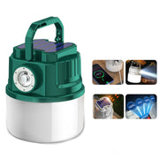 C52 Multifunctional Solar Camping Light Zoomable Water-resistant Tent Light With USB Output(Green)