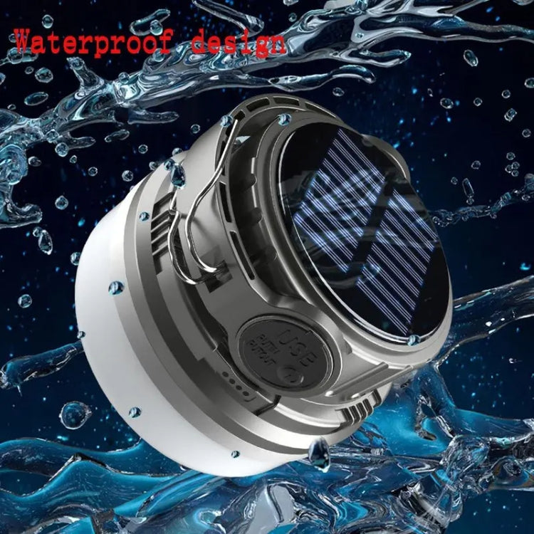 M10 Solar Tent Light With Portable Power Supply Handheld Camping Light Outdoor Vintage Mood Lights(Gray) - Camping Lighting by PMc TechLife | Online Shopping South Africa | PMc TechLife | Buy Now Pay Later Mobicred