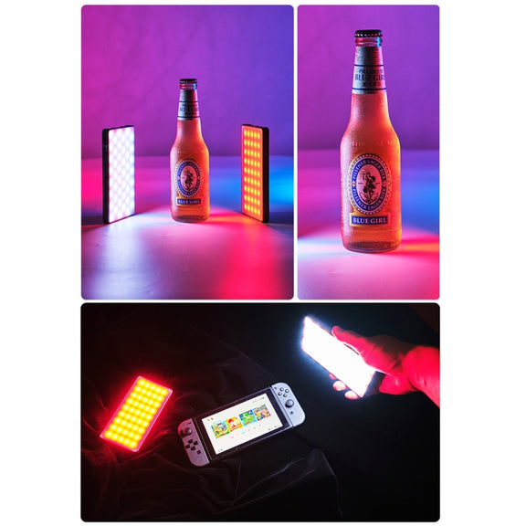 135 LEDs Live Fill Light Handheld Adjustable Photography Light Camera Pocket Light(Full-color RGB)