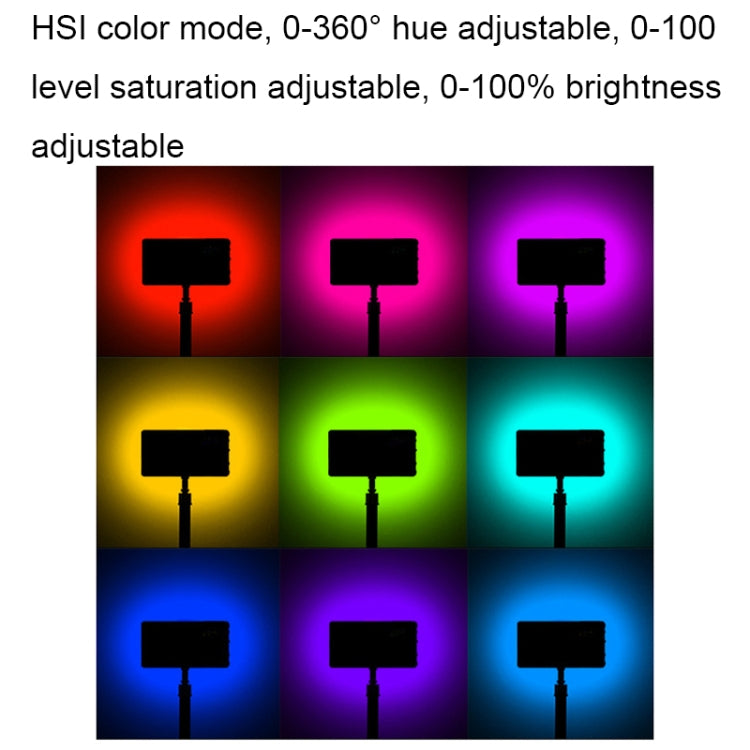 135 LEDs Live Fill Light Handheld Adjustable Photography Light Camera Pocket Light(Full-color RGB) -  by PMC TechLife | Online Shopping South Africa | PMC TechLife | Buy Now Pay Later Mobicred