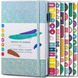 A5 Starry Sky Undated Planner Journal Financial Notebook(Blue) - Notebooks by PMC TechLife | Online Shopping South Africa | PMC TechLife