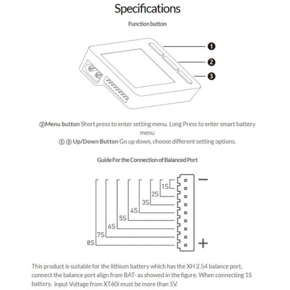 ISDT Aircraft Model Lithium Battery 1-8S Electric Display Measuring Appliance - free shipping - PMC Jewellery - Order now!