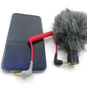 For BOYA / RODE SC7 TRS to TRRS Wireless Lavalier Microphone Cable