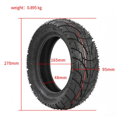 For KUGOO M4 TUOVT 80/65-6.5 10 inch Electric Skateboard Vacuum Explosion-Proof Outer Tire(Highway Tire) - free shipping - PMC Jewellery - Order now!