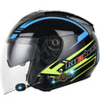 KUQIBAO Motorcycle Smart Bluetooth Sun Protection Double Lens Safety Helmet, Size: XL(Glossy Black Phantom Fiber) - free shipping - PMC TechLife - Order now!