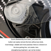 KUQIBAO Motorcycle Smart Bluetooth Sun Protection Double Lens Safety Helmet, Size: XL(White)