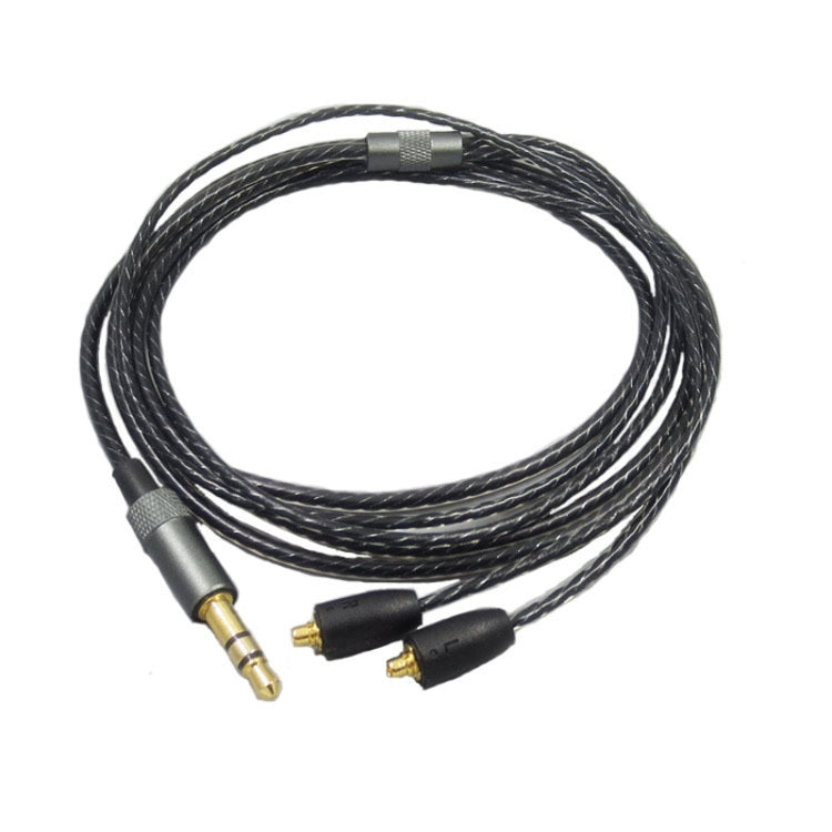 For Shure MMCX / SE215 / SE425 / SE535 / SE846 / UE900 / Waston Headset Cable(Black) - Headset Accessories by PMC TechLife | Online Shopping South Africa | PMC TechLife | Buy Now Pay Later Mobicred
