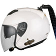KUQIBAO Motorcycle Bluetooth Headset Double Lens Helmet With Braid, Size: XL(White) - free shipping - PMC TechLife - Order now!