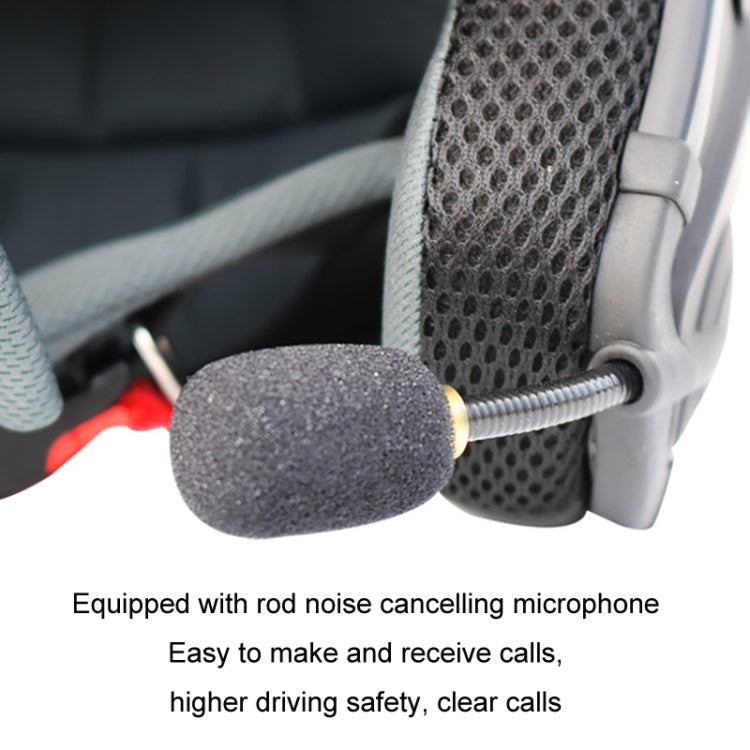 KUQIBAO Motorcycle Bluetooth Headset Double Lens Helmet With Braid, Size: L(Bright Black Phantom Fiber) - free shipping - PMC TechLife - Order now!