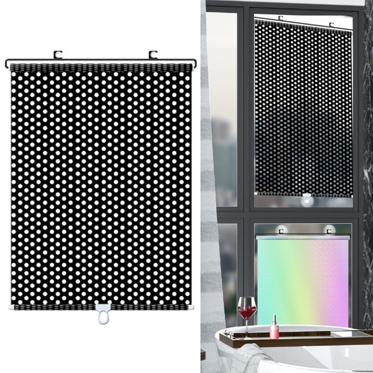 50x125cm Mesh Black Suction Cup Telescopic Car Sun Protection Blackout Curtain - Window Foils & Solar Protection by PMC TechLife | Online Shopping South Africa | PMC TechLife