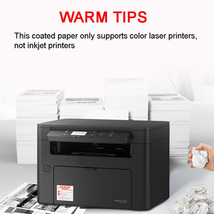 A4 100 Sheets Laser Printers Matte Photo Paper Supports Double-sided Printing for, Spec: 250gsm