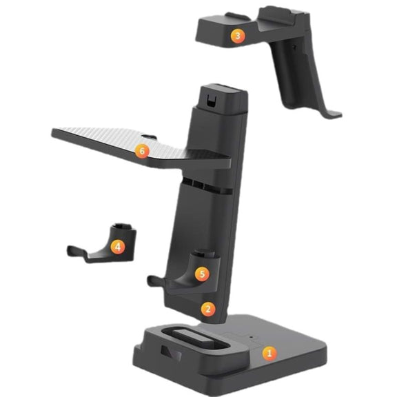 VR Head Display All-In-One Machine Handle Bracket For PICO4/Meta Quest/ Rift S/HTC(White)