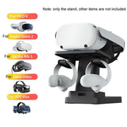 VR Head Display All-In-One Machine Handle Bracket For PICO4/Meta Quest/ Rift S/HTC(White)