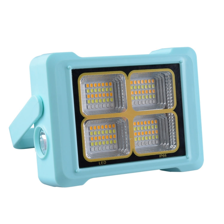 Solar Flood Light Portable Flashlight Emergency Work Light(Blue) - Floodlights by PMC TechLife | Online Shopping South Africa | PMC TechLife