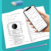 Mini Student Wrong Question Bluetooth Thermal Printer With 5 Rolls White Paper(Pink)