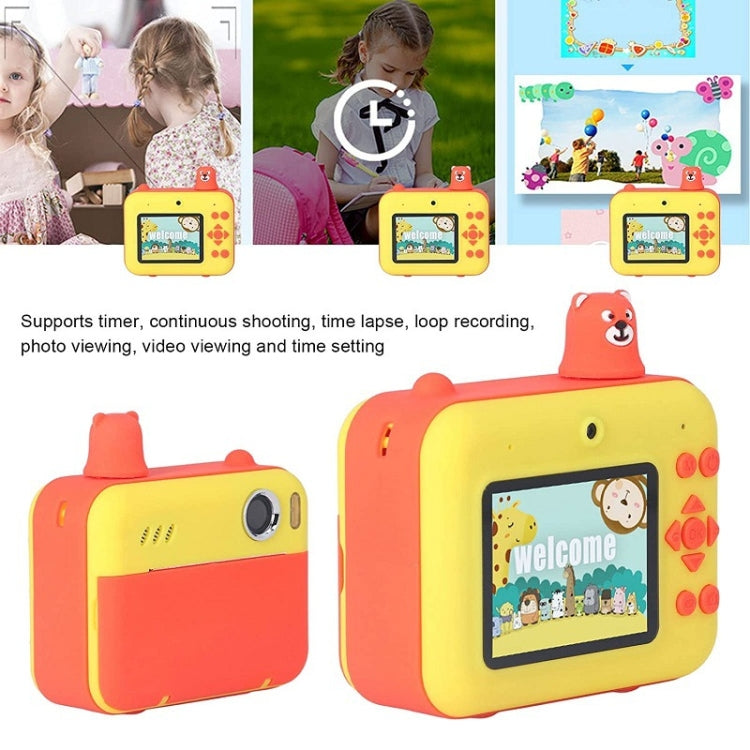 IPS 2.36 inch LED HD Display 1080P Childrens Camera Thermal Printing Instant Camera(Sky Blue) - Children Cameras by PMC TechLife | Online Shopping South Africa | PMC TechLife | Buy Now Pay Later Mobicred