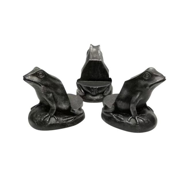 3pcs/set Flower Pot Feet Stand Animal Shape Resin Plant Pots Risers Pad(Frog)