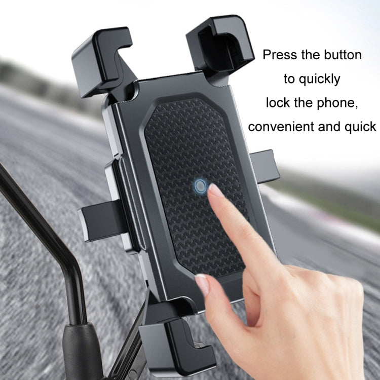 Shockproof Motorcycle Mobile Phone Holder Outdoor Bike Navigation Holder, Model: Handlebars - free shipping - PMC TechLife - Order now!