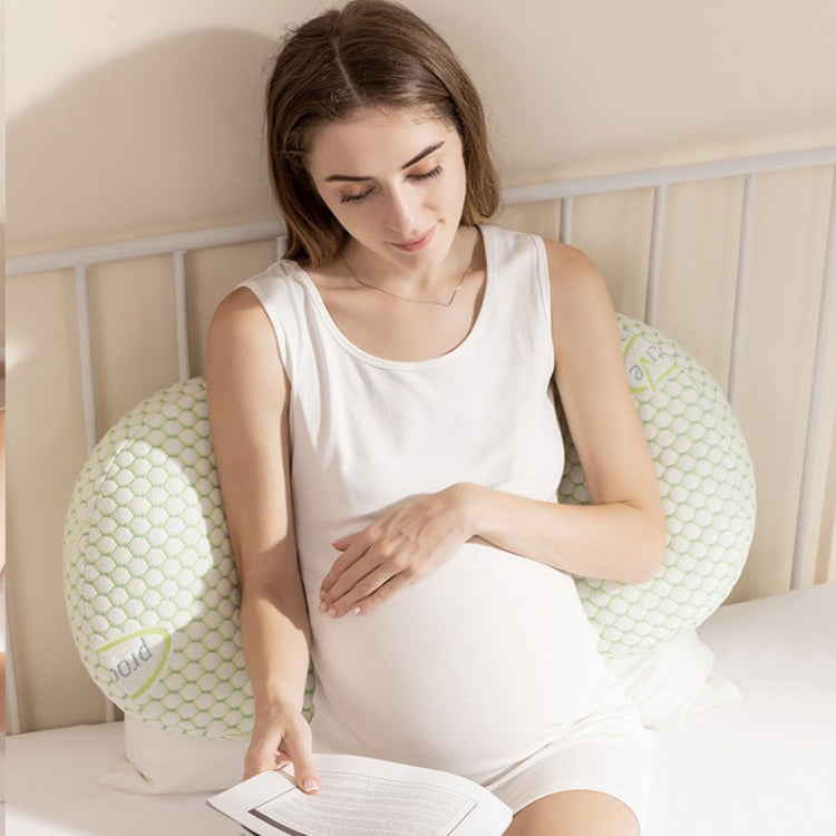Pregnant Waist Support Side Sleep Pillow Multifunctional Removable Abdomen Pillow, Color: Probiotics Green - Cushions & Pillows by PMC TechLife | Online Shopping South Africa | PMC TechLife