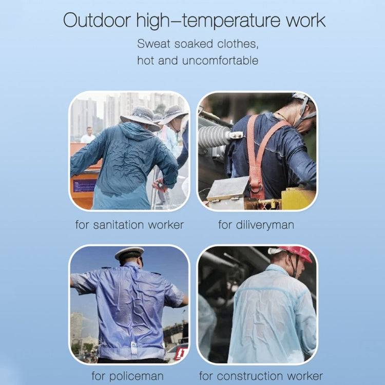 Outdoor Portable Waist High Wind Leafless Hanging Neck Fan With Power Function(Deep Space Gray) - Electric Fans by PMC TechLife | Online Shopping South Africa | PMC TechLife | Buy Now Pay Later Mobicred