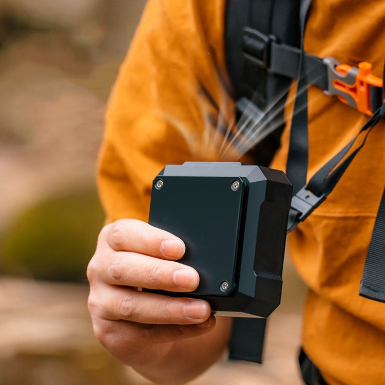 Outdoor Waist-mounted Lighting Fan with Power Function Multifunctional Bracket Hanging Neck Fan(White) - Electric Fans by PMC TechLife | Online Shopping South Africa | PMC TechLife | Buy Now Pay Later Mobicred