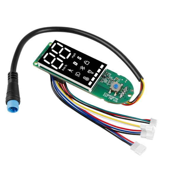 For Xiaomi Electric Scooter Pro/Pro 2/1S Four-Wire Double Brake Bluetooth Board Set, Spec: With Switch Panel