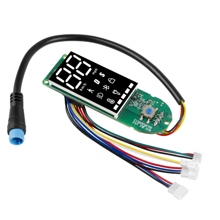 For Xiaomi Electric Scooter Pro/Pro 2/1S Four-Wire Double Brake Bluetooth Board Set, Spec: With Switch Panel