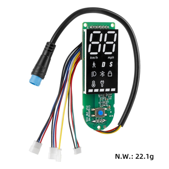 For Xiaomi Electric Scooter Pro/Pro 2/1S Four-Wire Double Brake Bluetooth Board Set, Spec: With Switch Panel
