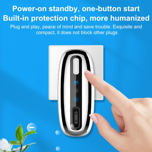 90V-250V Plug-in Negative Ion Air Purifier Portable Odor Removing Device UK Adapter+US Host