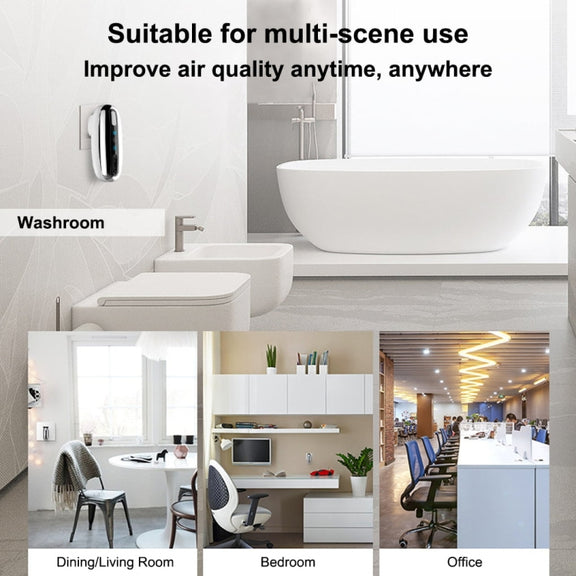 90V-250V Plug-in Negative Ion Air Purifier Portable Odor Removing Device UK Adapter+US Host