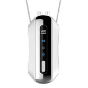 Portable Negative Ion Air Purifier Home Hanging Neck Purifier, Style: Chain Style (White)