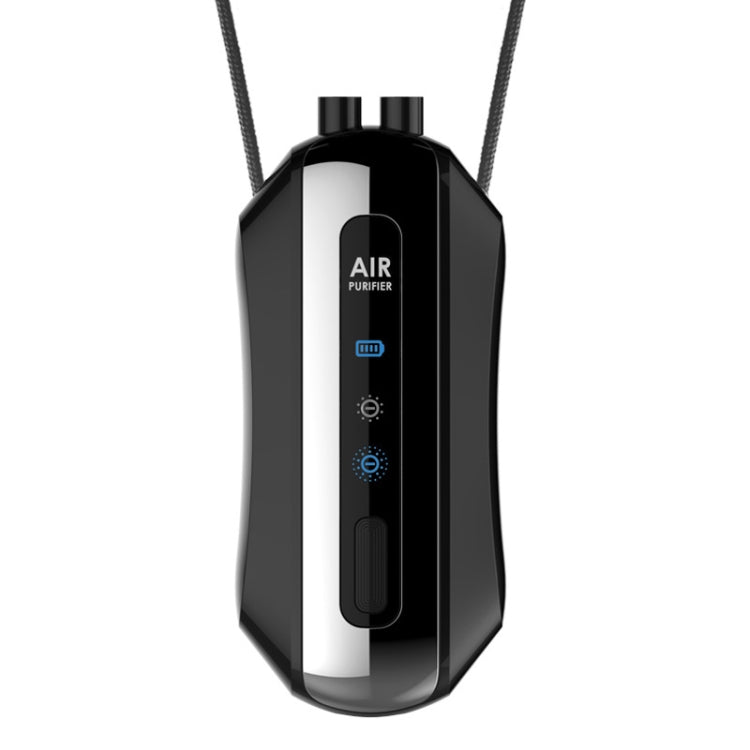 Portable Negative Ion Air Purifier Home Hanging Neck Purifier, Style: Rope Style (Black) - free shipping - PMC TechLife - Order now!