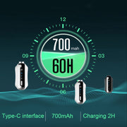 Portable Negative Ion Air Purifier Home Hanging Neck Purifier, Style: Chain Style (White)