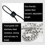 Upgrade Dual-brush Negative Ion Air Purifier Neck Small Portable Air Purifier, Style: Chain Model (White)