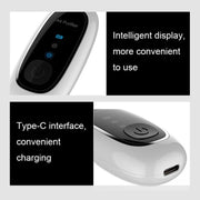 Upgrade Dual-brush Negative Ion Air Purifier Neck Small Portable Air Purifier, Style: Rope Model (White)