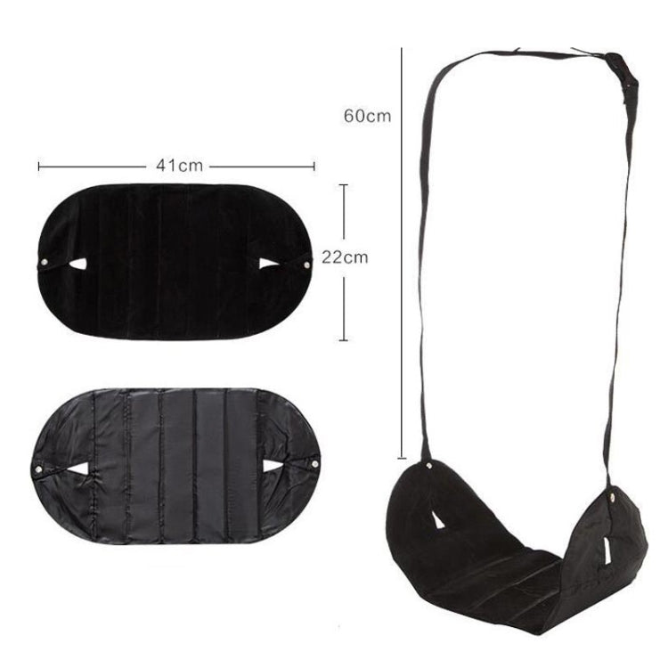 Travel Foot Rest Hammock Office Leisure Pedal, Color: Black White Stripe All-in-one - Hammocks by PMC TechLife | Online Shopping South Africa | PMC TechLife