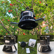 Solar Camping Lamp Fan Multifunctional LED Light Emergency Light Mosquito Repellent Lamp