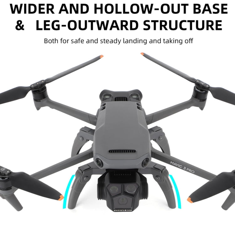 Sunnylife M3P-LG582 For DJI Mavic 3 Pro Folding Increases Tripod Protection Support Spider Landing Rack(Dual Color)