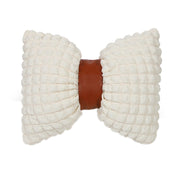 Car Seat Breathable And Comfortable Puff Pillow Upholstery, Color: Lumbar Pillow Beige Brown