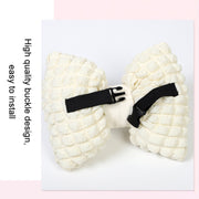 Car Seat Breathable And Comfortable Puff Pillow Upholstery, Color: Lumbar Pillow Beige