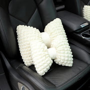 Car Seat Breathable And Comfortable Puff Pillow Upholstery, Color: Lumbar Pillow Beige