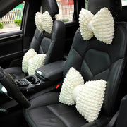 Car Seat Breathable And Comfortable Puff Pillow Upholstery, Color: Lumbar Pillow Beige Brown