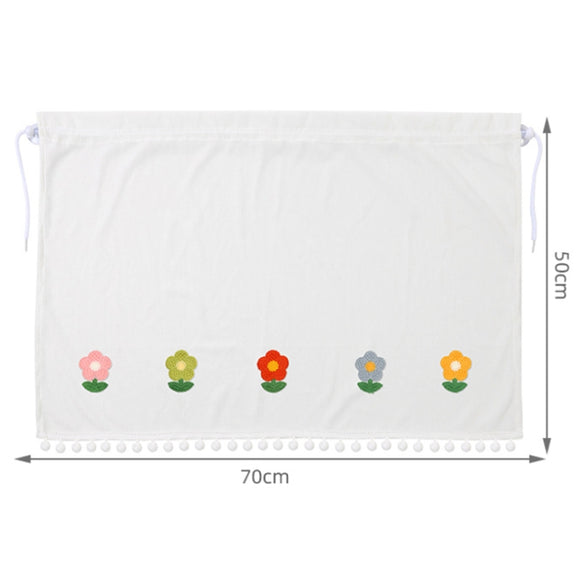 Car Sun Protection Blackout Curtain Cartoon Sunshade Curtain, Pattern: Five Sun Flowers 2