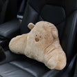 Car Cartoon Bear Plush Seat Upholstery Pillow, Color: Lumbar Pillow Brown - Seat Accessories by PMC TechLife | Online Shopping South Africa | PMC TechLife | Buy Now Pay Later Mobicred