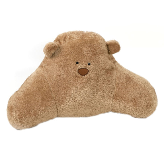 Car Cartoon Bear Plush Seat Upholstery Pillow, Color: Lumbar Pillow Brown